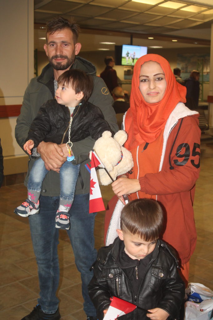 Photo of family at airport